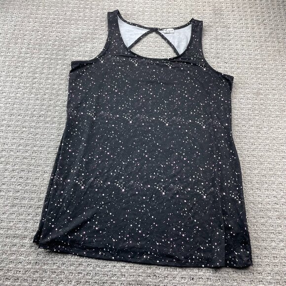 Thyme Maternity Sleeveless Shirt Women Size Extra Large XL Black - Picture 1 of 8